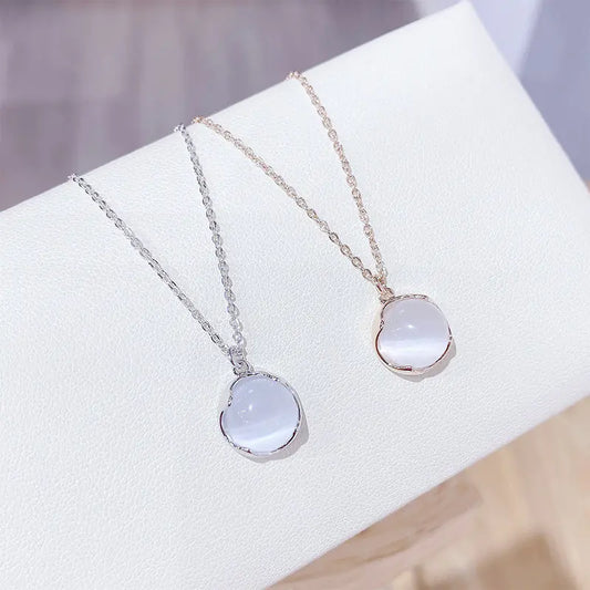 2020 New Luxury Cat Eye Stone Necklace for Women