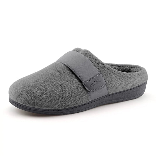 BCSTUDIO Women’s Orthotic Slippers with Arch Support Orthopedic Adjustable Ladies’ Shoes（ Grey 7）