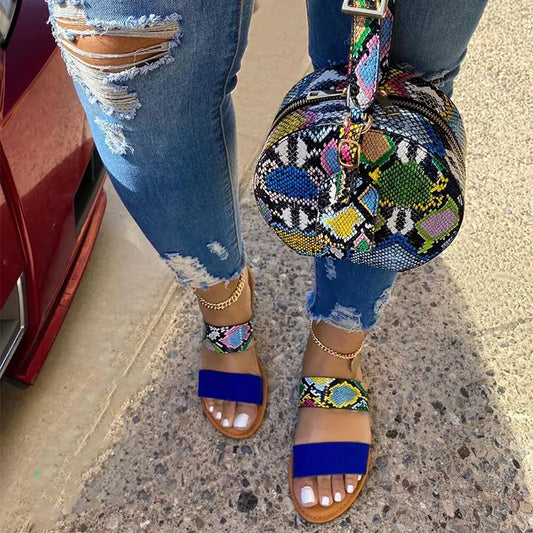 Flat Ladies Sandals and Slippers